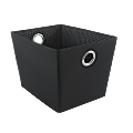 See Jane Work® Decorative Storage Fabric Bin, Medium Size, Black Dot