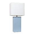 Lalia Home Lexington Table Lamp, 21"H, White/Periwinkle 1 thumbnail image