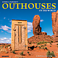 2024 Willow Creek Press Scenic Monthly Wall Calendar, 12" x 12", Outhouses, January To December
