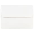 JAM Paper® Booklet Invitation Envelopes, A7, Gummed Seal, White, Pack Of 50 Envelopes