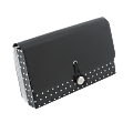 See Jane Work® Expanding Coupon File, 4 3/8" x 7 1/4", 14 Pockets, Black Dot 1 thumbnail image