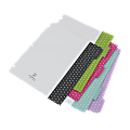 See Jane Work® 5-Tab Dividers, Assorted Dot