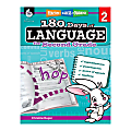 Shell Education 180 Days Of Language Workbook, Grade 2