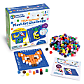 Learning Resources STEM Explorers Pixel Art Challenge, 5-1/2" x 5-1/2", Multicolor, All Ages 1 thumbnail image