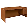 HON® Valido™ Single-Pedestal Desk, 29 1/2"H x 72"W x 36"D, Bourbon Cherry
