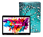 Linsay Octa Core Tablet, 10.1”, 4GB Memory, 128GB Storage, Android 13, With Flowers Marble Case 1 thumbnail image