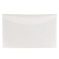 JAM Paper® Plastic Envelopes, 6" x 9", Clear, Pack Of 12 1 thumbnail image