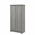Bush Furniture Cabot Tall Storage Cabinet With Doors, Modern Gray, Standard Delivery 1 thumbnail image