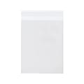 JAM Paper® Self-Adhesive Cello Sleeve Envelopes, 6 7/16" x 8 1/4", Clear, Pack Of 100