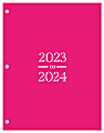 2023-2024 Office Depot® Brand Fashion Monthly Academic Planner, 8-1/4" x 10-3/4", Bright Solids, July 2023 to June 2024, N20221743 1 thumbnail image