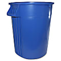 Gator 44-gallon Container - Lockable - 44 gal Capacity - Crush Resistant, Impact Resistant, Spill Resistant, Handle - 31.6" Height x 23.8" Width - Polyethylene Resin, Plastic - Blue - 1 Each 1 thumbnail image