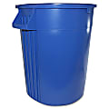 Gator 44-gallon Container - Lockable - 44 gal Capacity - Crush Resistant, Impact Resistant, Spill Resistant, Handle - 31.6" Height x 23.8" Width - Polyethylene Resin, Plastic - Blue - 1 Each