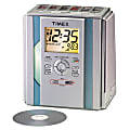 Timex® Auto Set CD/Clock Radio With MP3 Input, Titanium 1 thumbnail image