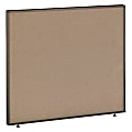 Bush Business Furniture ProPanels, 42 7/8"H x 48"W x 1 3/4"D, Taupe/Tan, Standard Delivery