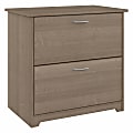 Bush Furniture Cabot 31-1/4"W x 19-4/7"D Lateral 2-Drawer File Cabinet, Ash Gray, Standard Delivery 1 thumbnail image
