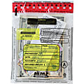 MMF Tamper-Evident Deposit Bags, 12" x 16", Clear, Bof Of 100