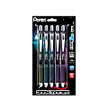Pentel® EnerGel™ Dark Matter Pens, Medium Point, 0.7 mm, Assorted, Pack Of 5 Pens 1 thumbnail image