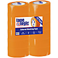 Tape Logic® Color Masking Tape, 3" Core, 2" x 180', Orange, Case Of 12