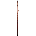 Brazos Walking Sticks™ Royal Twisted Oak Turned Knob Walking Stick, 55", Red