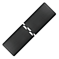 Smart Step Supreme Puzzle Runner 2-Piece Mat Set, 8'L x 2'W (Assembled), Black 1 thumbnail image
