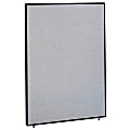Bush ProPanel™ System, Privacy Panel, 66 7/8"H x 48"W x 1 3/4"D, Light Gray/Slate, Standard Delivery Service 1 thumbnail image