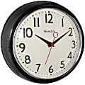 Westclox Wall Clock - Black/Chrome Case