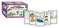 Key Education Let's Learn Sign Language Cards, Grades Pre-K - 2
