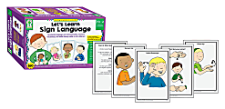 Key Education Let's Learn Sign Language Cards, Grades Pre-K - 2 1 thumbnail image