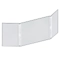 Azar Displays Cashier Shield, 46" x 18", Clear 1 thumbnail image