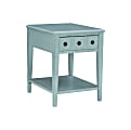 Powell Southam Side Table, 26"H x 20"W x 24"D, Teal 1 thumbnail image