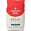 Seattle's Best Coffee® Ground Coffee, Level 3, Decaffeinated, Medium Roast, Portside Blend, 12 Oz Per Bag