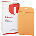 Universal 35260 Clasp Envelope - #55 (6" x 9") - 28lb - Clasp - Kraft - 100 / Box - Light Brown 1 thumbnail image