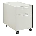 HON® Fuse Collection 23-1/4"D 2-Drawer Letter-Size Metal Mobile Vertical Box/File Pedestal, Loft 1 thumbnail image