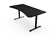 Arozzi Arena 63"W Gaming Desk, Pure Black