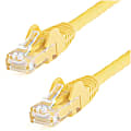 StarTech.com 150ft Yellow Cat6 Patch Cable with Snagless RJ45 Connectors - Long Ethernet Cable - 150ft Cat 6 UTP Cable - First End: 1 x RJ-45 Male Network - Second End: 1 x RJ-45 Male Network - Patch Cable - Gold Plated Connector - Yellow