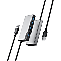 ALOGIC USB-A Fusion SWIFT 4-in-1 Hub -Space Grey - USB 3.2 (Gen 1) Type A - Portable - 4 USB Port(s) - PC, ChromeOS 1 thumbnail image