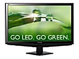 ViewSonic VA2448M-LED - LED monitor - 24" (23.6" viewable) - 1920 x 1080 Full HD (1080p) - 300 cd/m² - 1000:1 - 5 ms - DVI-D, VGA - speakers - black 1 thumbnail image