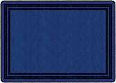 Flagship Carpets Double-Border Rectangular Rug, 72" x 100", Dark Blue
