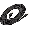 Griffin Lightning/USB Data Transfer Cable - 9.84 ft Lightning/USB Data Transfer Cable - USB - Lightning - Black