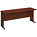 Bush Business Furniture Components Elite C-Leg Returns, 72"W x 24"D, Hansen Cherry, Premium Installation 1 thumbnail image