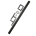 Bush Business Furniture ProPanels 2 Way or 3 Way Connector,for 66"H Panels, Light Gray/Slate, Standard Delivery 1 thumbnail image