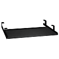 Bush Business Furniture Universal Keyboard Shelf, Black Textured Vinyl, Premium Installation 1 thumbnail image