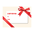 LUX Mini Envelopes, #17, Gummed Seal, Red Bow, Pack Of 500