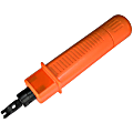4XEM 110/66 Impact Punchdown Tool For Cat5/Cat6 Network Cable - Orange - Alloy Steel - 0.36 lb - Built-in Blade Storage