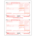 ComplyRight® W-2 Tax Forms, IRS Federal Copy A, 2-Up, 8-1/2" x 11", Pack Of 100 Forms 1 thumbnail image