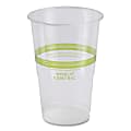 World Centric® PLA Cold Cups, 9 Oz, Clear, Carton Of 2,000 Cups