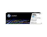 HP 202X High-Yield Cyan Toner Cartridge, CF501X