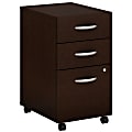 Bush Business Furniture Components 21"D Vertical 3-Drawer Mobile File Cabinet, Mocha Cherry, Standard Delivery – Partially Assembled 1 thumbnail image