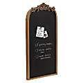 Kate and Laurel Arendahl Magnetic Arch Framed Decorative Chalkboard, Metal, 13” x 25”, Black, Gold Metal Frame 1 thumbnail image