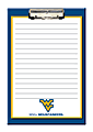 Markings by C.R. Gibson® Clipboard With Notepad, 8" x 5 3/8", West Virginia Mountaineers